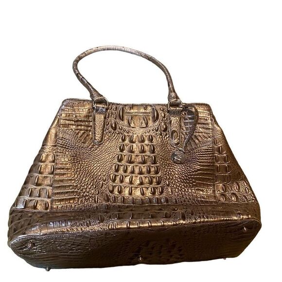 BRAHMIN Joan Women’s Large 15X6.5X11 Golden Tan - Picture 2 of 10